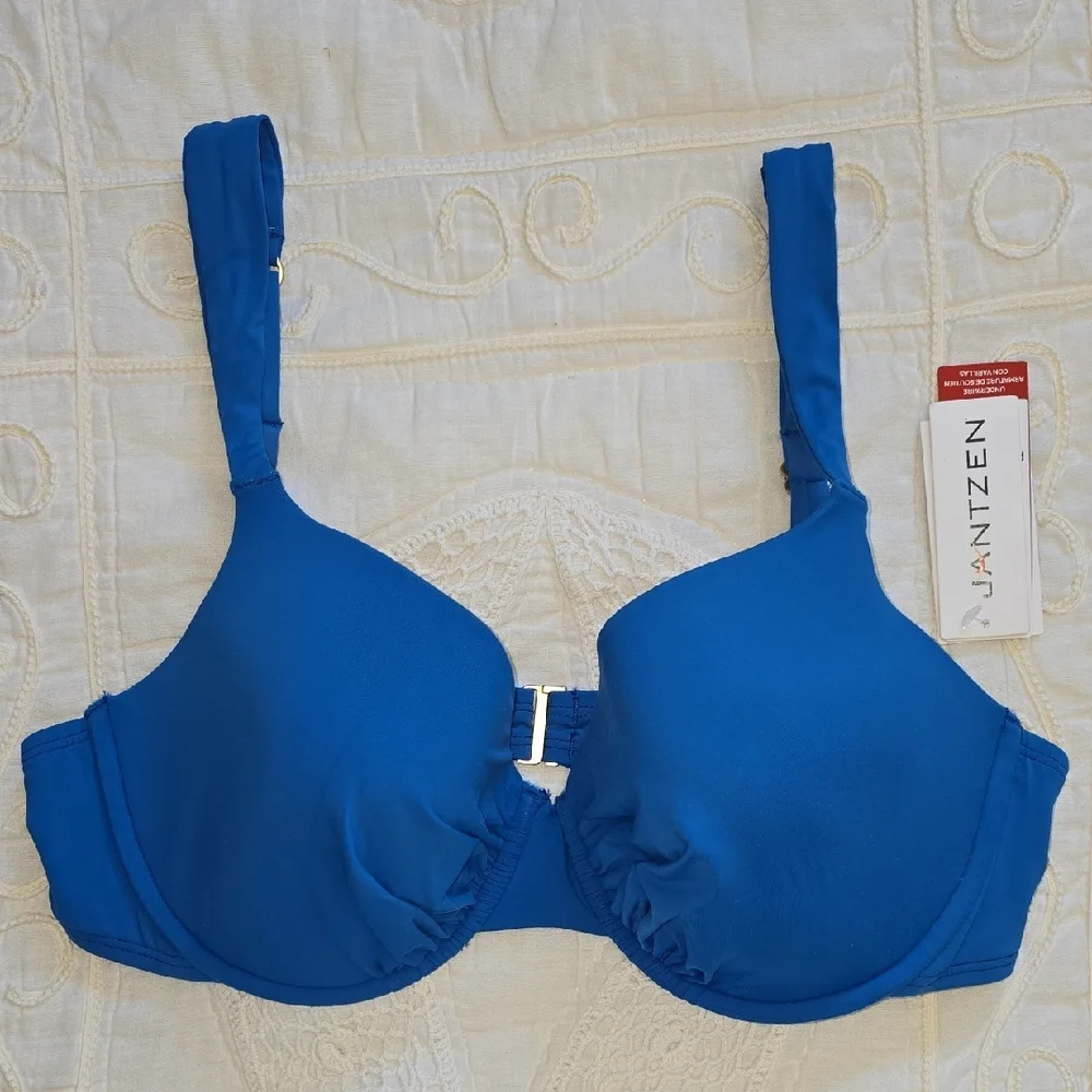 Jantzen Vibrant Royal Blue and Victoria Secret Pink Tie-Dye Bikini Set - Picture 5 of 7